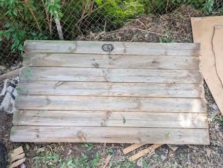 Photo of free Wood gate door (Downtown Oak Park) #1