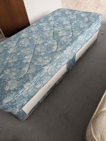 Photo of free Single divan bed with drawers storage (Harlaxton NG32) #2