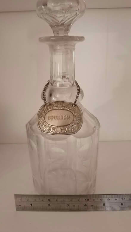 Photo of free Vintage etched glass decanter (South Woodford E18) #4