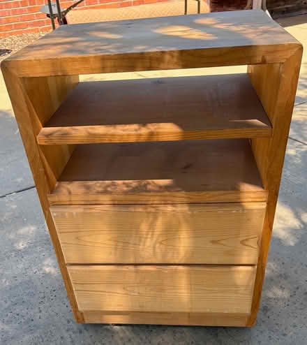 Photo of free Wooden storage cabinet (Downtown Sunnyvale) #1