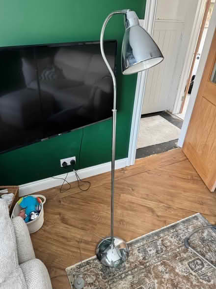 Photo of free silver floor lamp (Gadebridge HP1) #2