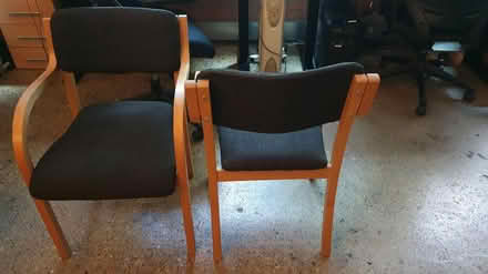 Photo of free Office meeting table + 2 chairs (SE11 Oval Vauxhall) #2