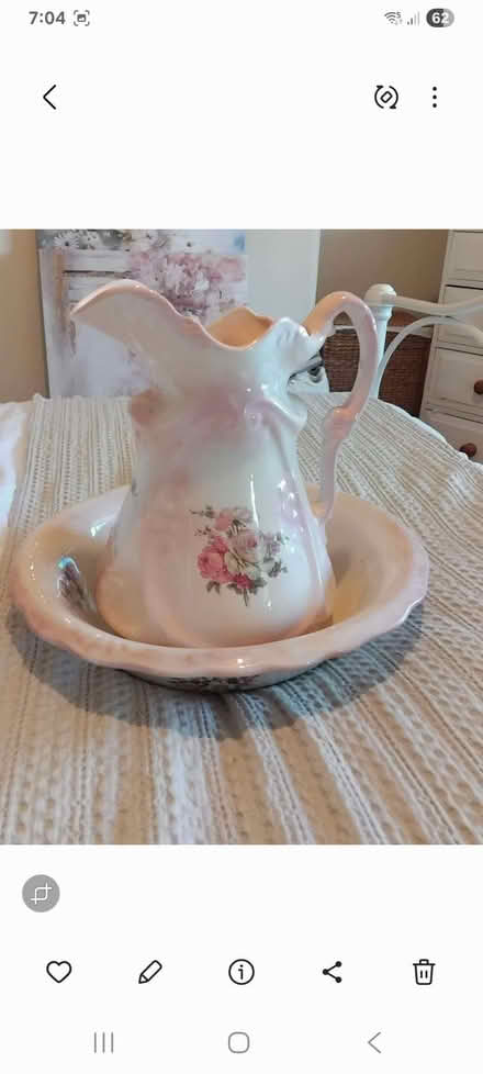 Photo of free Large Staffordshire Jug & Bowl (Downall Green WN4) #1