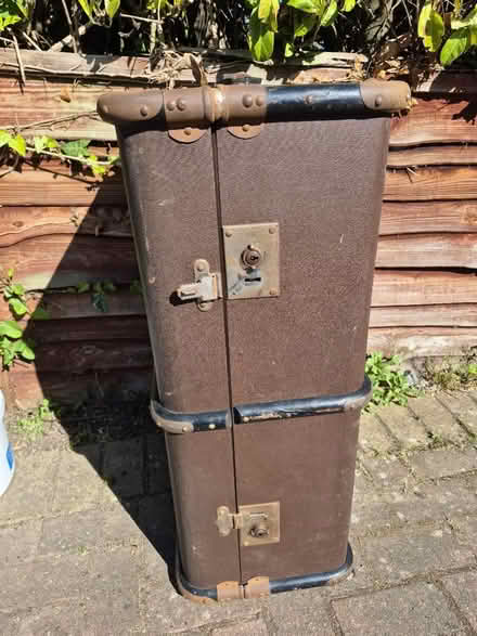 Photo of free Wood and metal trunk (IP10) #2