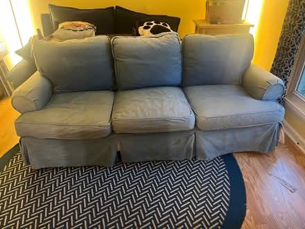 Photo of free Sofa - Denim (Peachtree City, GA 30269) #1