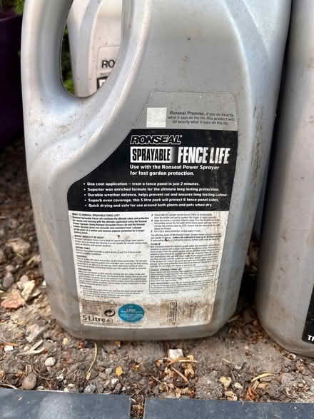 Photo of free Ronseal power spray and fence paint (Rushmere St Andrew IP4) #2