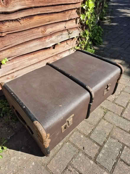 Photo of free Wood and metal trunk (IP10) #1