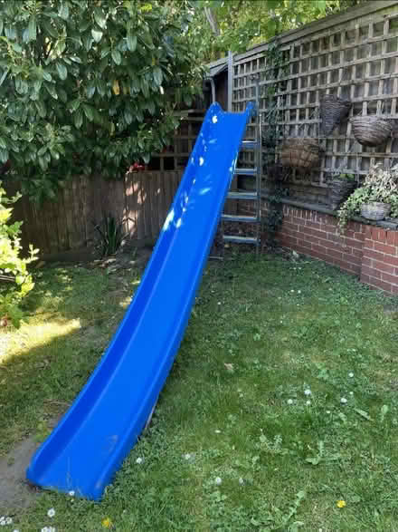Photo of free Large blue children's slide (New Malden KT3) #1