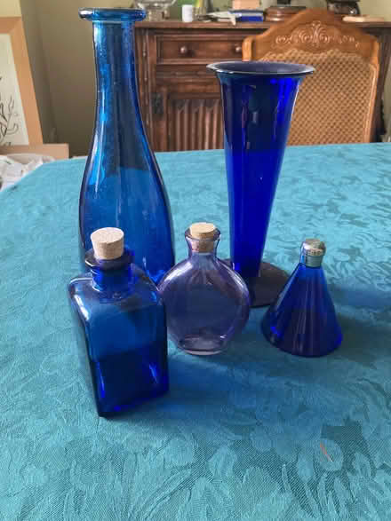 Photo of free Decorative blue glass items (Pant SY10) #1
