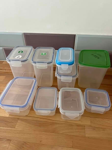 Photo of free Selection of plastic food tubs (Chester, Garden Quarter CH1) #1