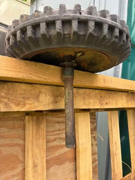 Photo of 2 Decent Medium-Sized Trolley Type Wheels (Priston CP BA2) #3