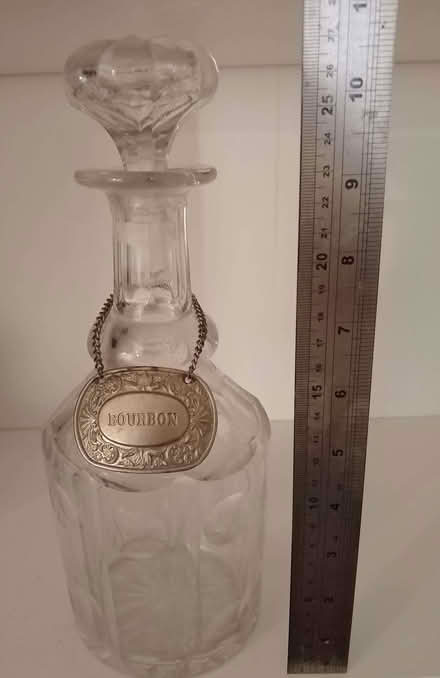 Photo of free Vintage etched glass decanter (South Woodford E18) #3