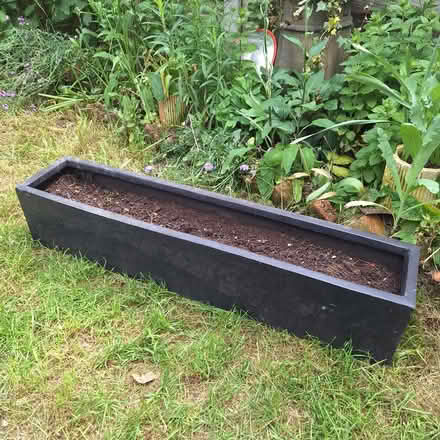 Photo of free Black plastic planter (Witham CM8) #1
