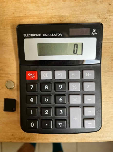 Photo of free Large solar-powered calculator (Thorpe Hamlet NR1) #2