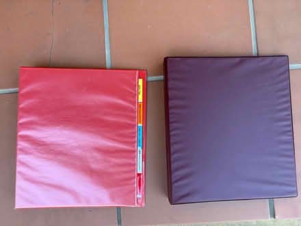 Photo of free 2 3-ring binders (Downtown Sunnyvale) #2