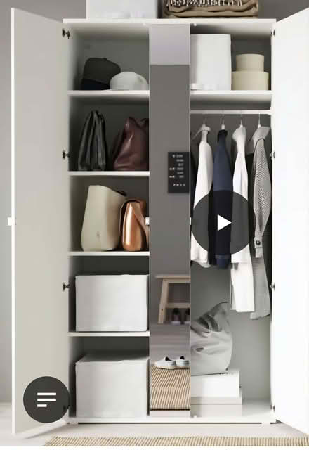 Photo of free Used IKEA Wardrobe - Great condition (Emlyn Gardens W12) #2