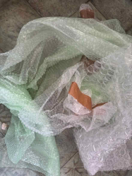 Photo of free Large and small bubble wrap - packing materials (Burghfield Common RG7) #2