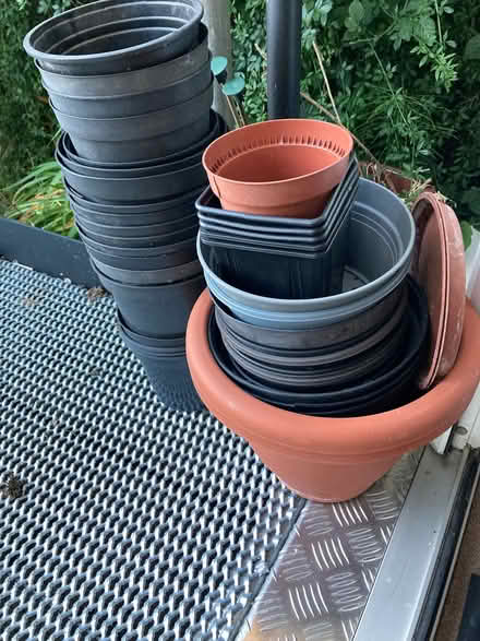 Photo of free Mixed lot of Plastic Plant Pots (St James, South Elmham IP19) #1