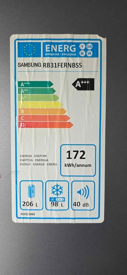 Photo of free Samsung fridge freezer (Shirley B90) #4