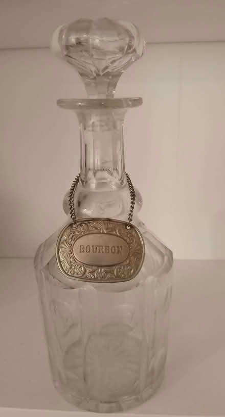 Photo of free Vintage etched glass decanter (South Woodford E18) #1