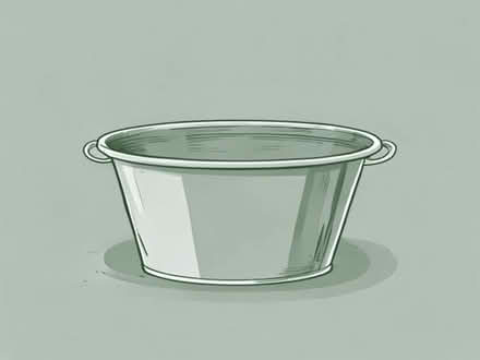 Photo of Galvanised bucket or bath tub (Tolworth KT5) #1