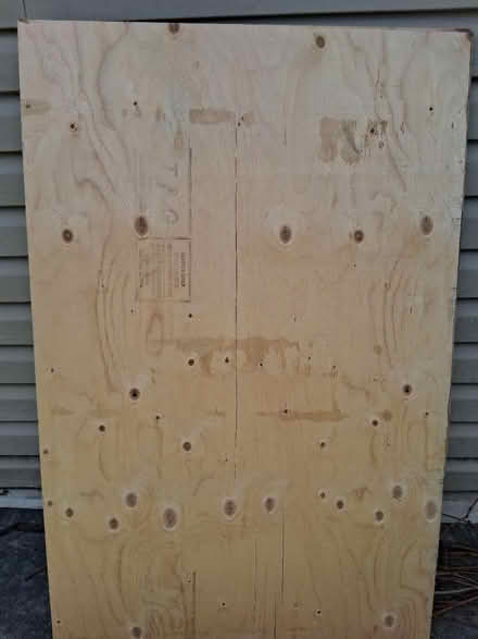Photo of free 2 pieces of 5/8" plywood (Oakwood Vaughan) #1