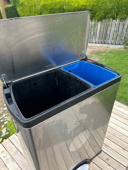 Photo of free Stainless steel two compartment large pedal bin (Norton LD8) #2
