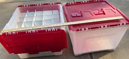 Photo of free Storage boxes for Xmas ornaments (Downtown Sunnyvale) #1