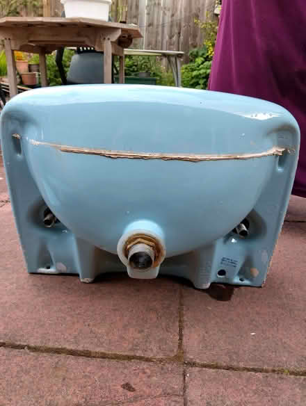Photo of free Shires Blue Cloakroom Toilet and Sink (Eastbourne DL1) #2