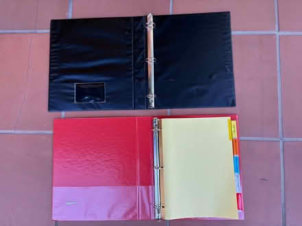 Photo of free 2 3-ring binders (Downtown Sunnyvale) #1