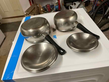 Photo of free 2 Stainless Steel Saucepans (Papcastle CA13) #1