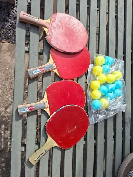 Photo of free Folding Ping-Pong Table and paddles (Droitwich Spa WR9) #2