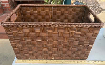 Photo of free Storage basket (Downtown Sunnyvale) #1