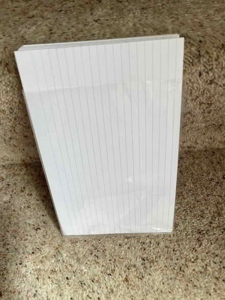 Photo of free Lined cards (Bernards Heath AL1) #2