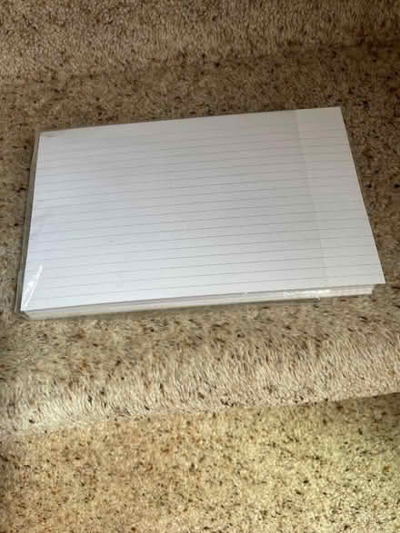Photo of free Lined cards (Bernards Heath AL1) #1