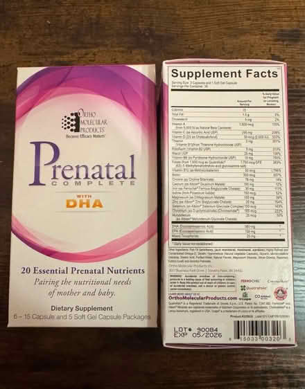 Photo of free Prenatal vitamins (Silver Spring, MD) #1