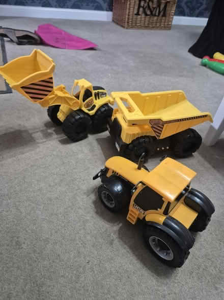 Photo of free Boys JCB trucks (RG2 Shinfield) #1