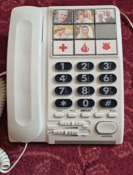 Photo of free Corded telephone with big buttons and increased volume. (Tower Gardens Estate N17) #1