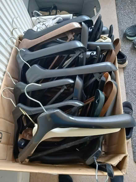Photo of free Box of coat hangers (Charlton Kings GL53) #1