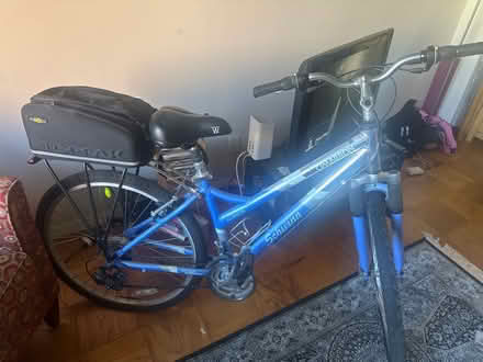 Photo of free Schwinn Cimarron blue women’s bike (Friendship Heights) #1