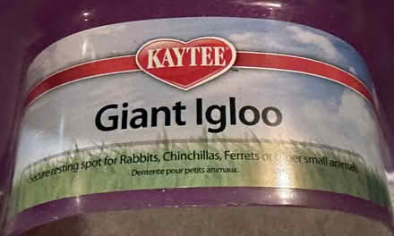 Photo of free Kaytee Giant Igloo (Port Murray, NJ) #2