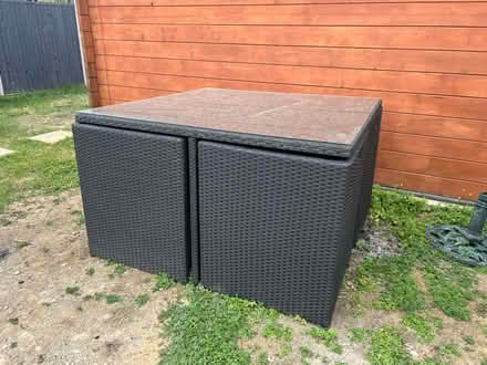 Photo of free Ratan Table and chairs patio set (Letchworth SG6) #3