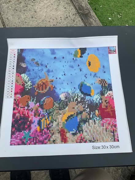 Photo of free Undersea Diamond Art Canvas (RG30 Tilehurst) #1