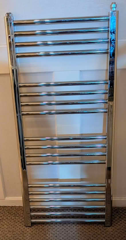 Photo of free Heated towel rail (Netherley L27) #1