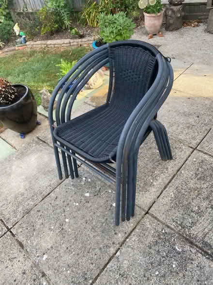 Photo of free Four garden chairs (Bexhill) #1