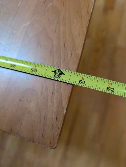 Photo of free Mid-century modern maple table (West Seattle/White Center) #4