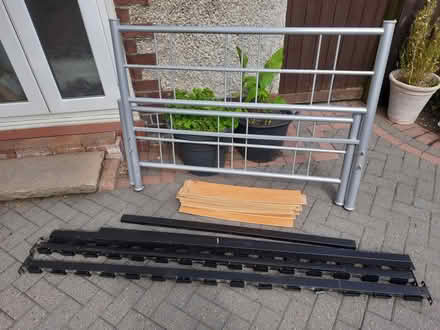 Photo of free Double bed frame (Bebington CH63) #1