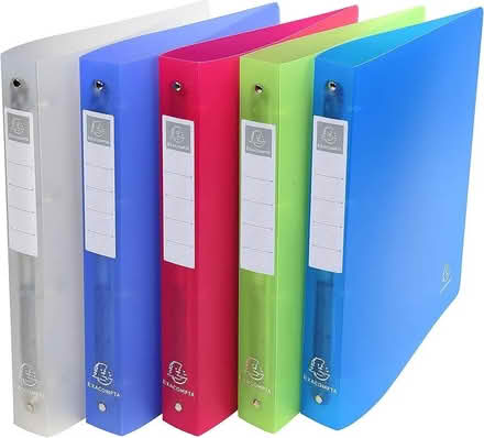 Photo of plastic binder folders (Moreton CH46) #1