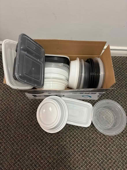 Photo of free Disposable Plastic Food containers (Derry and Tenth Line) #1