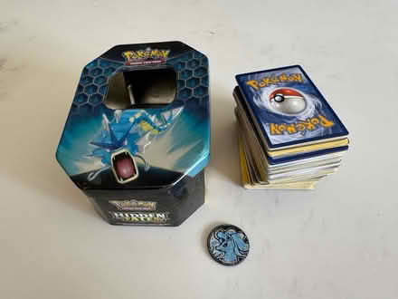Photo of free Pokémon cards and metal box (Sevenoaks TN13) #1
